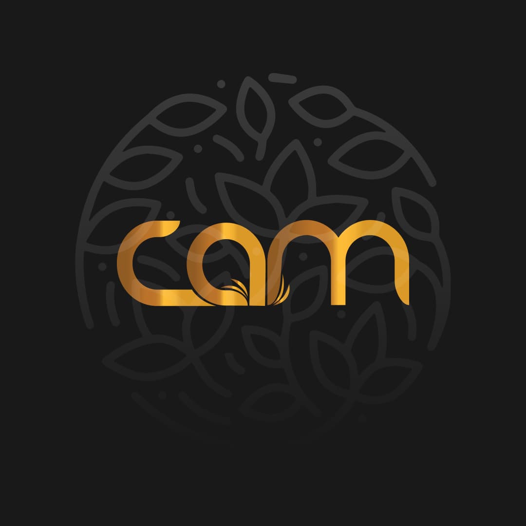 CAM cannabis brand logo. Available at Leafology in White Plains