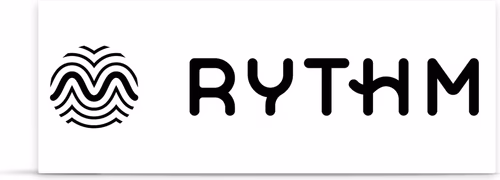 RYTHM cannabis brand logo. Available at Leafology
