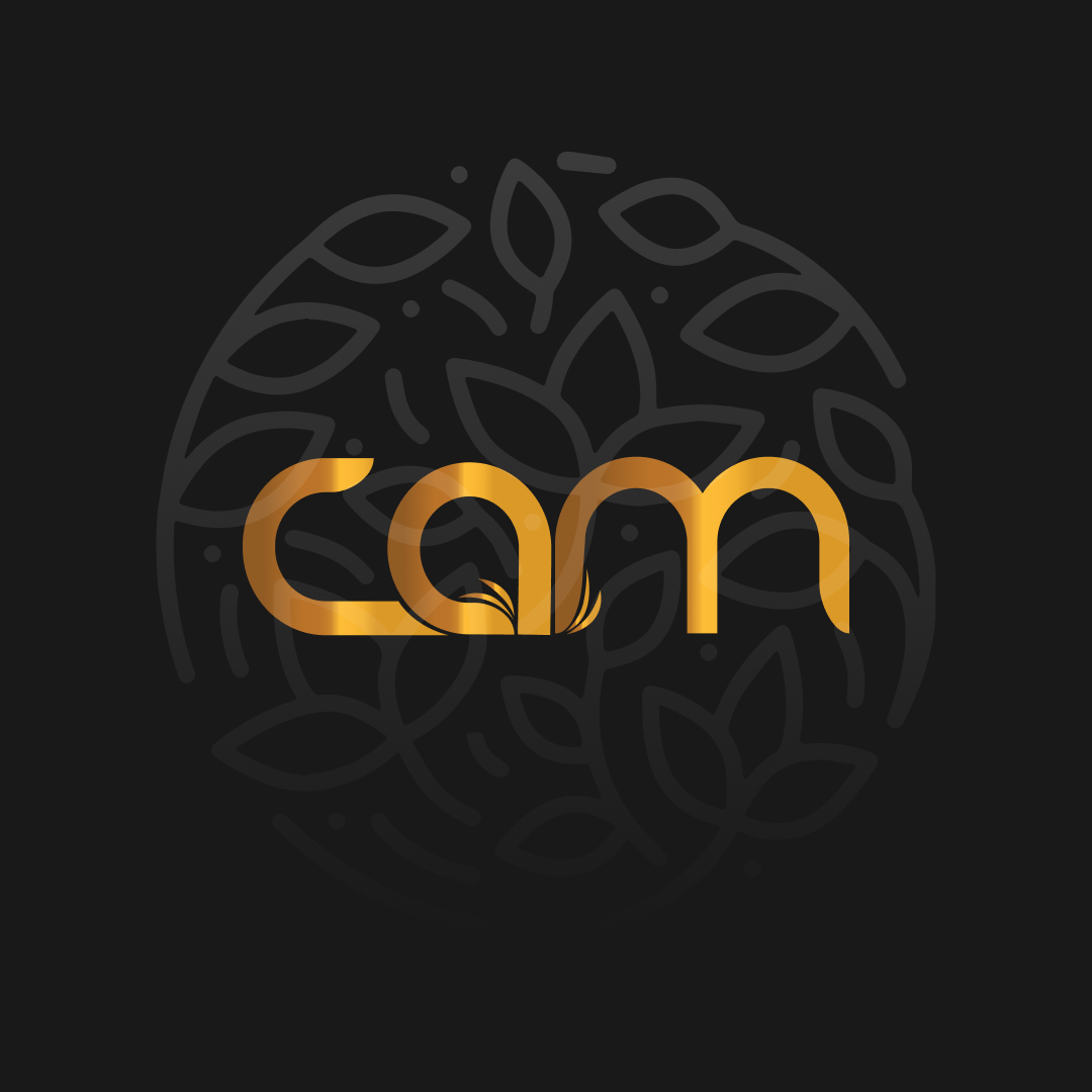 CAM cannabis brand logo. Available at Leafology