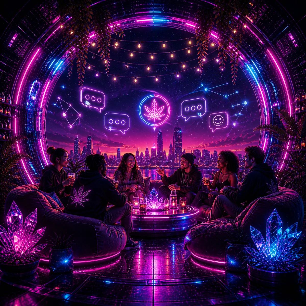 Leafology Social effect artwork